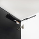 Механизм push-to-open для шкафных фасадов с доводчиком черный AKS SMART_preview_1