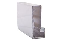 Профиль алюминиевый для рамочных фасадов Z-4 серебро (L-3500)